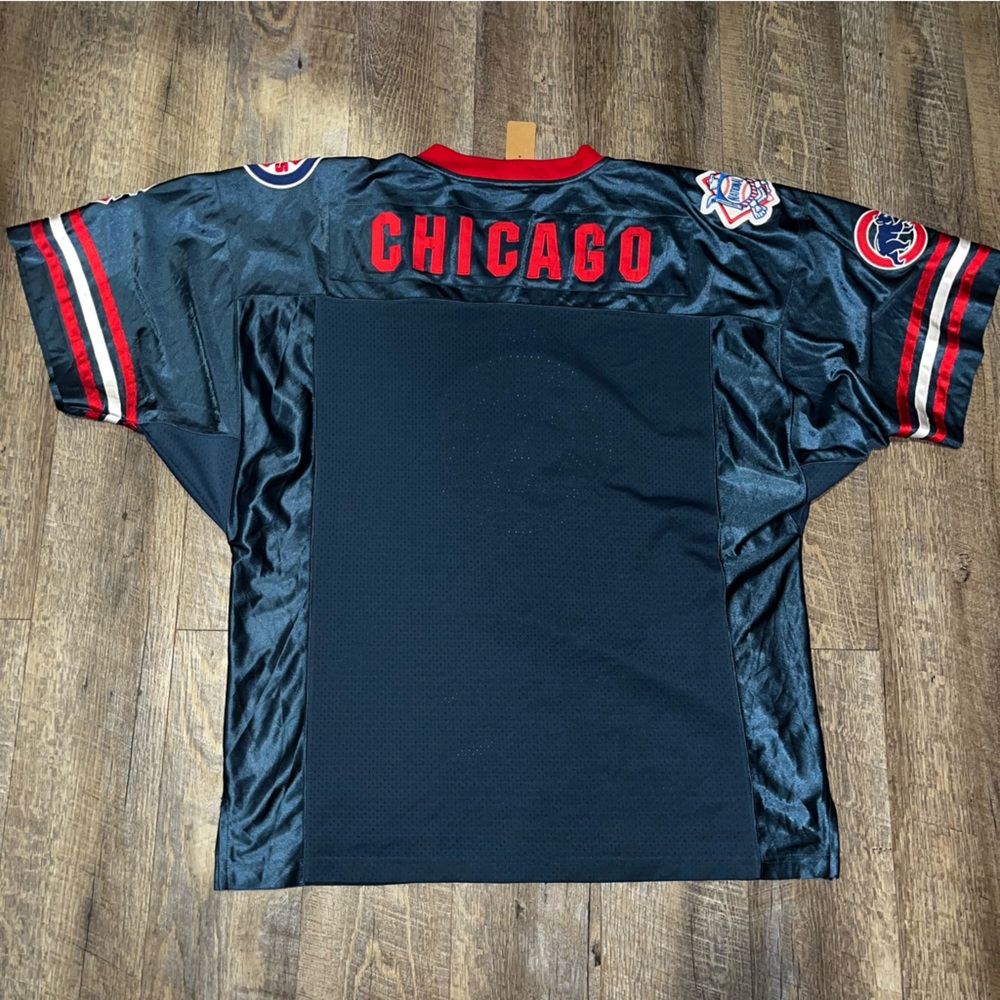 Vintage 90s Chicago Cubs Jersey Mens Football Style MLB Lee Sport Sz 3X Preowned - Picture 6 of 7